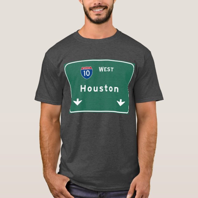 Houston Texas tx Interstate Highway Freeway Road : T-Shirt (Front)