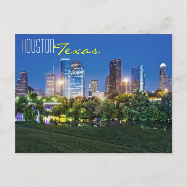 Houston, Texas, U.S.A. Postcard (Front)