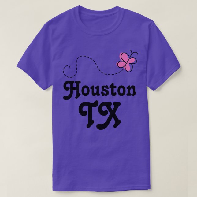 Houston Texas Vacation Trip T-Shirt (Design Front)