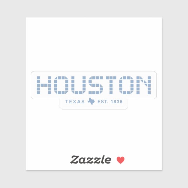 Houston Tile, Blue Tile, Houston Texas (Sheet)