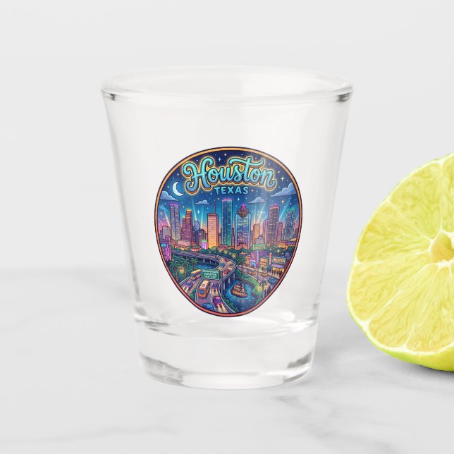 Houston USA Shot Glass (Front)
