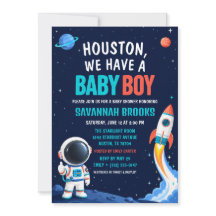 Houston We Have a Baby Boy Space Baby Shower