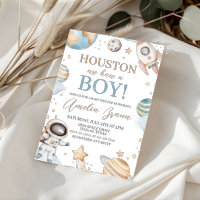 Houston We Have a Boy Space Baby Shower