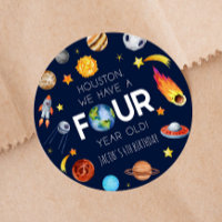 Houston We Have A Four Year Old 4th Birthday Party