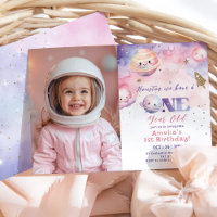 Houston we have a one year old Space girl photo