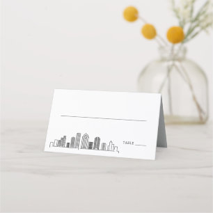 Houston Wedding   Place Table Name Cards 