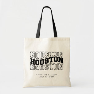 Houston Wedding Welcome Tote Bag