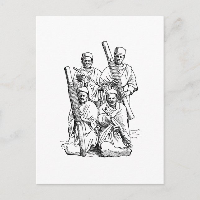 Hova Musicians Postcard (Front)