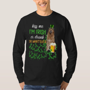 Hovawart Kiss Me I'm Irish Or Drunk Or Whatever T-Shirt