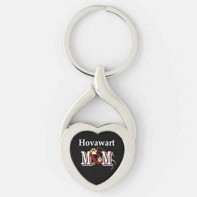 hovawart mum key ring (Front)