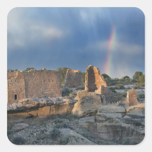 Hovenweep Castle, Hovenweep National Monument, Square Sticker (Front)