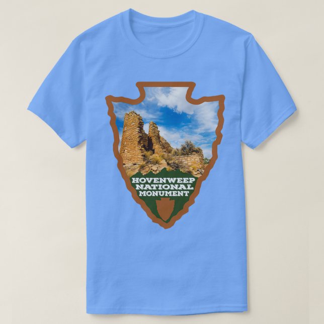 Hovenweep National Monument arrowhead  T-Shirt (Design Front)