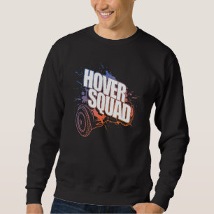 Hover Squad Cool Orange Blue Gyro Hoverboard Sweatshirt
