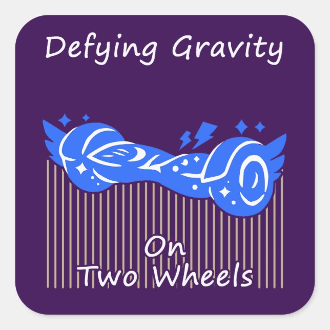 Hoverboard Square Sticker (Front)
