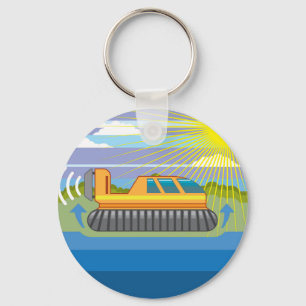 Hovercraft Key Ring