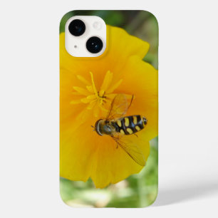 Hoverfly and Californian Poppy Case-Mate iPhone 14 Case