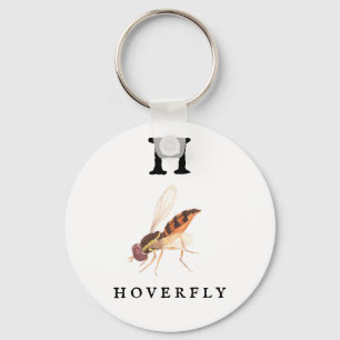 Hoverfly key ring