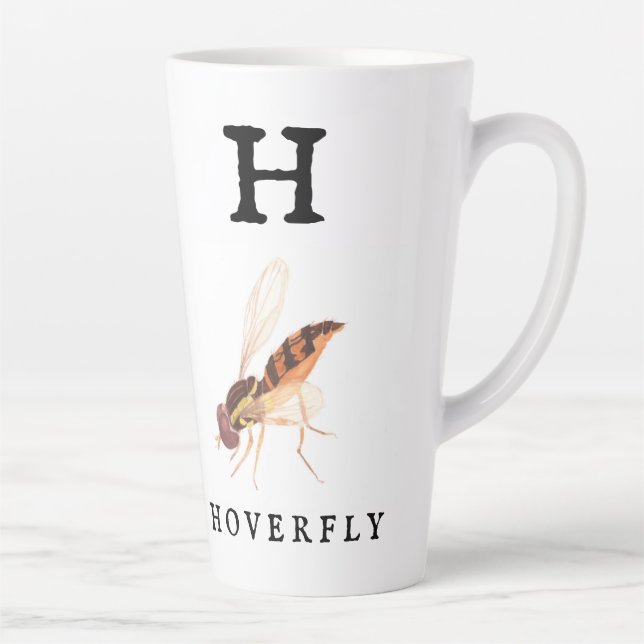 Hoverfly   latte mug (Right)