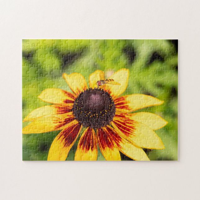 Hoverfly On Rudbeckia  Jigsaw Puzzle (Horizontal)