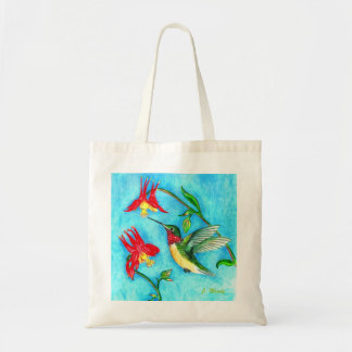 Hovering Hummer Tote Bag