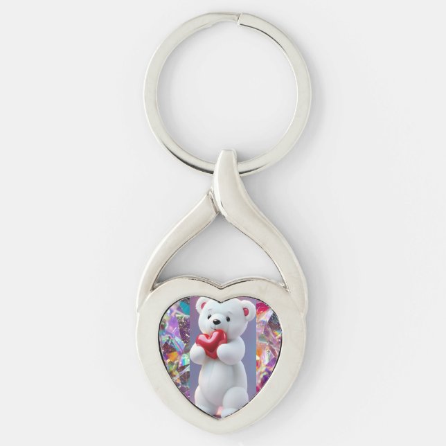 How about "Bear-y Love Proposal Keychain"? Key Ring (Front)