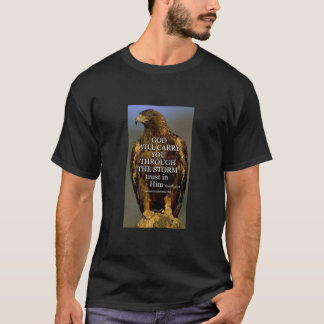 How about "Divine Wings: Soaring with Faith"? T-Shirt