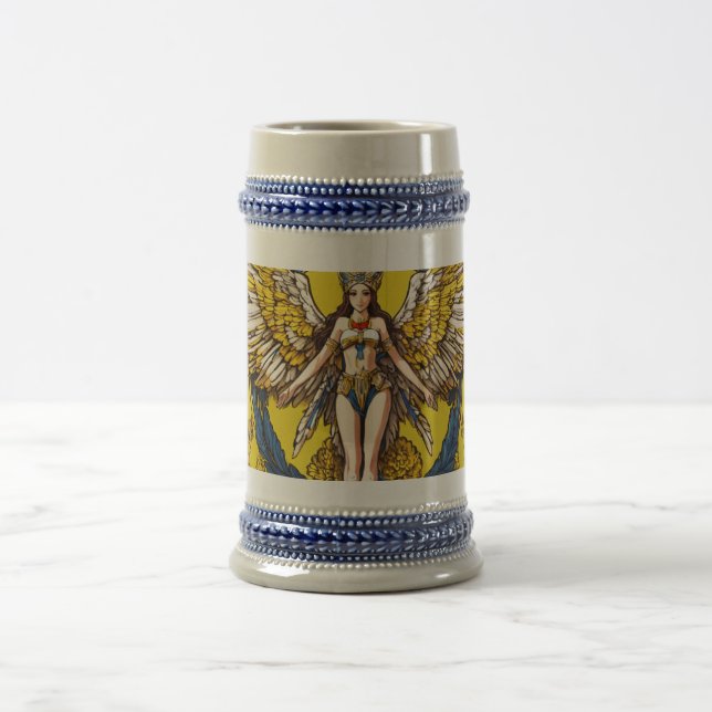 How about "Emblem of Elegance: Ukraine's Winged Sp Beer Stein (Center)