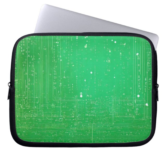 How about "MintGlow: Light Green Laptop Case"? Laptop Sleeve (Front)
