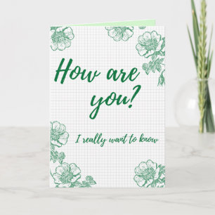 How Are You? Thinking Of You Card