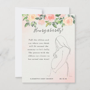 How Big Is Her Belly Baby Shower Game