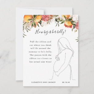 How Big Is Her Belly   Baby Shower Game