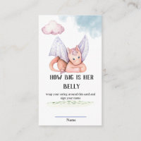 How Big Is Her Belly Baby Shower Game Enclos