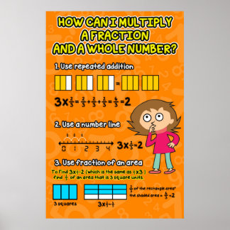 How Can I Multiply a Fraction: Poster/Anchor Chart
