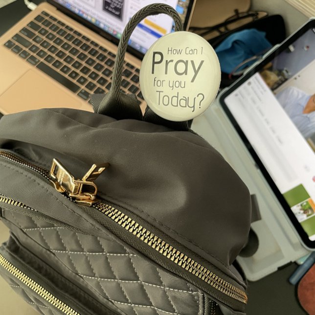 How Can I Pray For YOU? Christian 6 Cm Round Badge (Creator Uploaded)