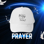 How Can I Pray For YOU? Christian Hat<br><div class="desc">How Can I Pray For You Today? Inspirational Christian Hat. Modern black typography. This is a great way to lead people to the Lord. #church #ministry #prayer</div>