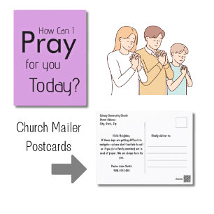 How Can I Pray For You Church Direct Mail Postcard
