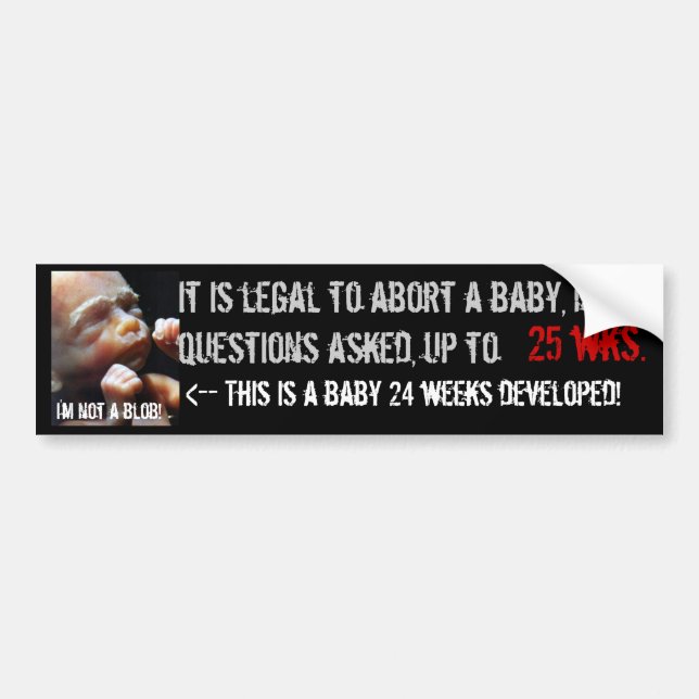 How can it be legal? bumper sticker (Front)