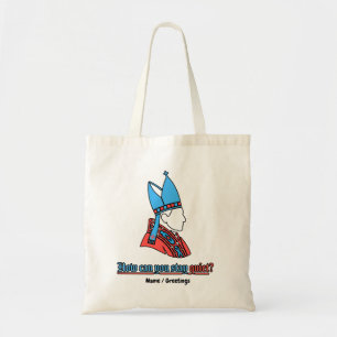How Can You Stay Quiet Pope Silhouette Faith Tote Bag
