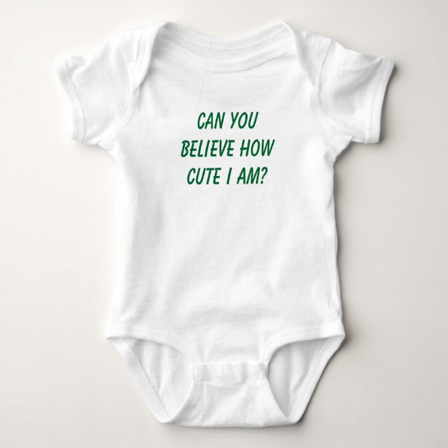 How cute baby bodysuit (Front)