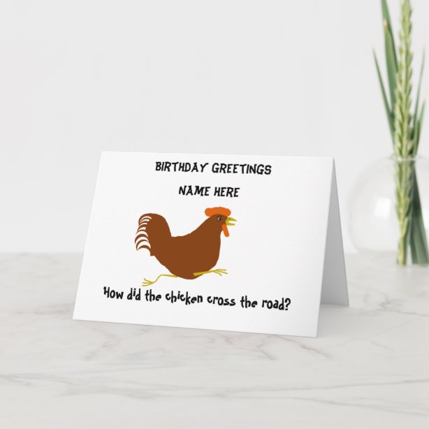 Funny Chicken Birthday Cards | Zazzle.co.nz