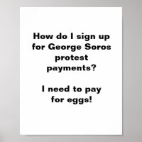 How do I sign up for George Soros protest payments