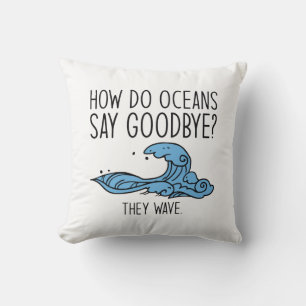 How Do Oceans Say Goodbye Cushion