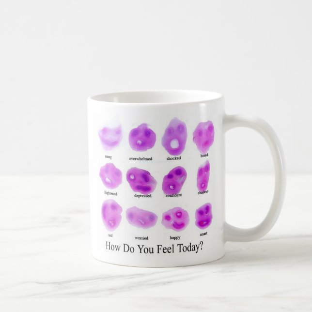 How do you feel today? coffee mug (Right)