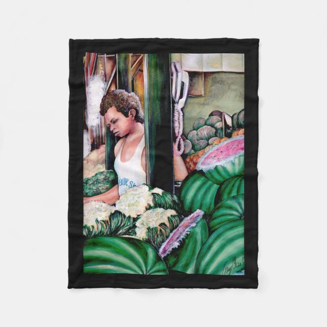 How Do You Like those Melons? Fleece Blanket (Front)