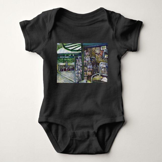 How Does One Image, Unimaginative? Baby Bodysuit (Front)