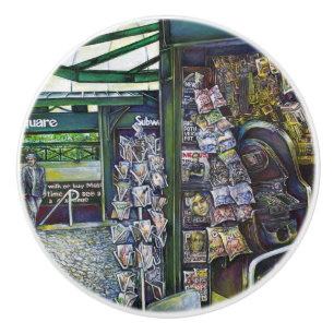 How Does One Image, Unimaginative? Ceramic Knob