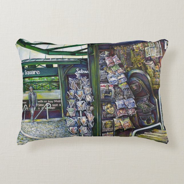 How Does One Image, Unimaginative? Decorative Cushion (Front)