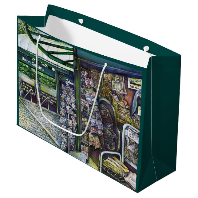 How Does One Image, Unimaginative? Large Gift Bag (Front Angled)