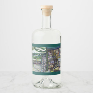 How Does One Image, Unimaginative? Liquor Bottle Label