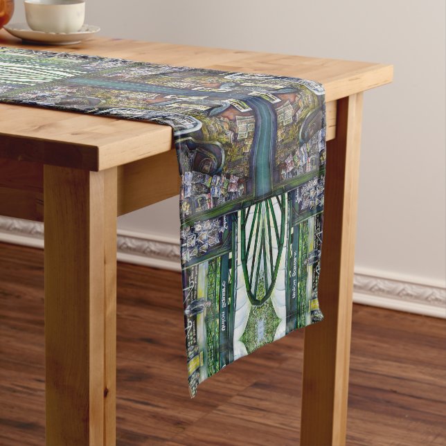 How Does One Image, Unimaginative? Long Table Runner (In Situ)